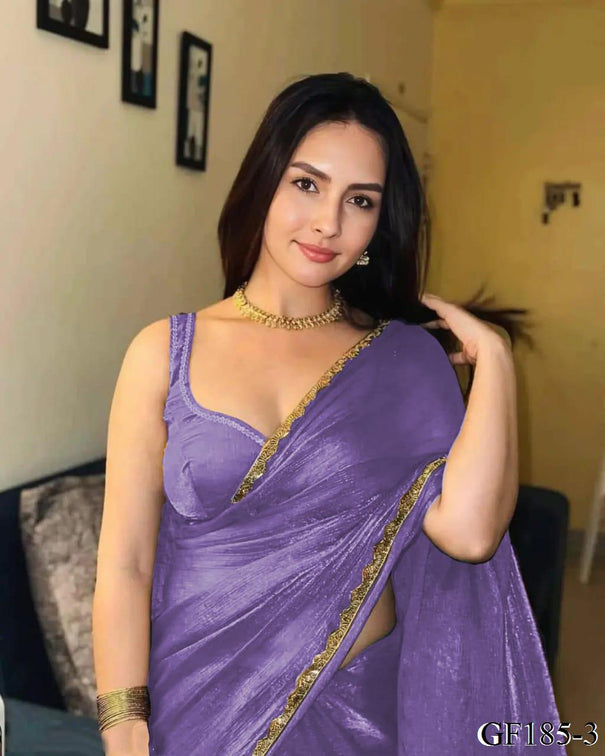 Premium Look Chiffin Frendy Silk Hand Work Saree