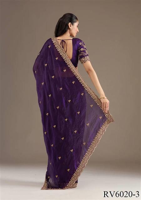 Frendy Satin Silk With Jari Dori Work Saree