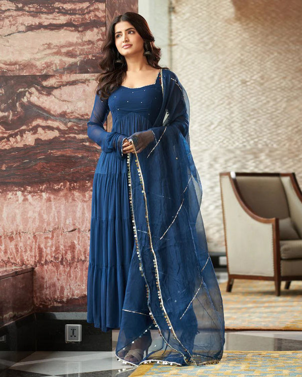 New Arrival Huge Flair Anarkali Gown