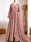 Chinon Silk 5mm Sequence Embroidery Work Gown Set