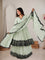 Beautiful Soft Rich Premium Faux Georgette With Thread Embroidery Work Plazzo Suit Set