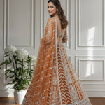 Beautifull Butterfly Net Sequience Coding Work Lehenga