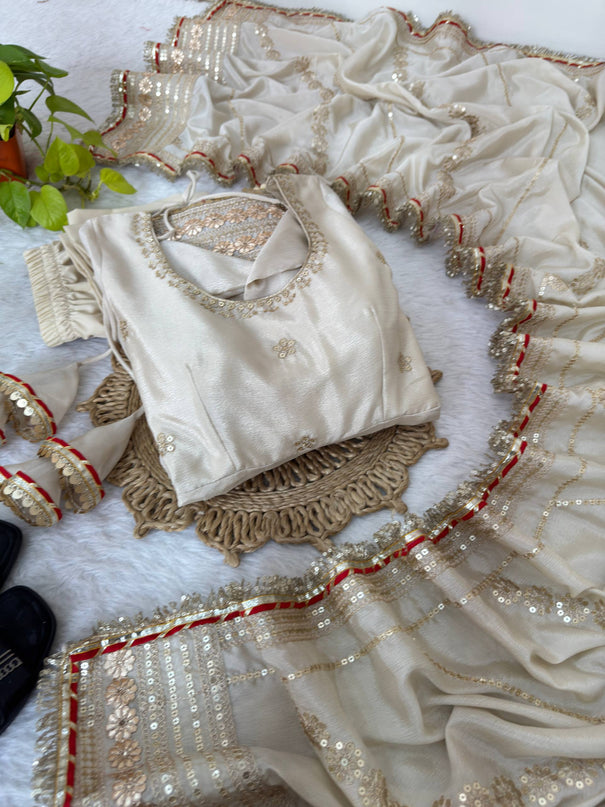 Beautifull Chinon Silk With Coding Embroidery Work Anarkali