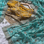 Beautifull Soft Satin Fabric With Rich Elegent Embroidery Work Saree