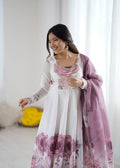 Heavy Organza Tabby Silk Anarkali Gown In 4 Meter Huge Flair