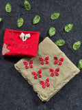 Beautifull Star Georgette Butterfly Cut HandWork Saree