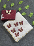Beautifull Star Georgette Butterfly Cut HandWork Saree