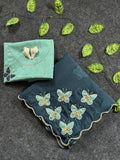 Beautifull Star Georgette Butterfly Cut HandWork Saree