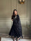 Beautifull Black Color Fox Georgette Fancy Work Anarkali