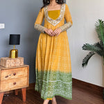 Beautifull Faux Georgette Embroidery Work Kurti