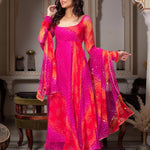Faux Georgette With Digital Print Work Gown