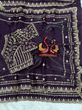 Beautifull Soft Space Silk With Sequience Work Saree