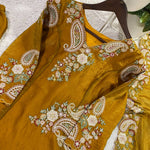Beautiful Elegant Rich Look Fendy Sequence Embroidery Work Top Pant