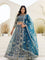Wedding Special Butterfly Net With Sequience Codding Work Lehenga