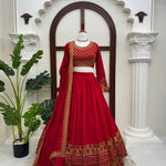 Premium NC Moss Butti Embroidered Saree