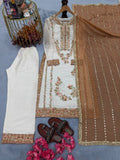 Eid Special Gmy Silk With Beautifull Embroidery Work Top Plazzo