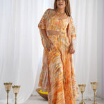 Blooming Grace Floral Shrug Palazzo Set