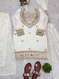 Beautifull Fendy Silk With Real Mirror Work Top Plazzo