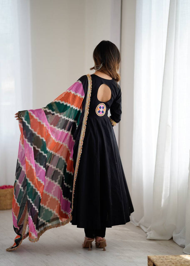 Pure Khadi Cotton With Embroidery Work Top Pent