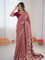 Beautiful Pure Soft Viscose Khadi Georgette With Rich Jacquard Weaving Work Saree