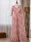 Premium Tabby Silk Mirror Work Saree