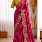 Premium Dola Silk Coding Sequence Work Saree