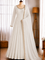 Pure Mal Chanderi Mirror Work Gown Dupatta