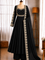 Roman Silk Embroidery Sequence Work Gown Set