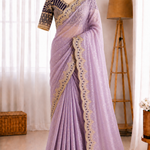 NC Zari Butti Sequence Embroidery Work Saree