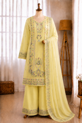 Premium Fox Georgette Multi Thread Zari Embroidery Work Top Bottom Dupatta