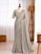 Pure Soft Salsa Crushed Sequins Cutdana Butta Work Saree