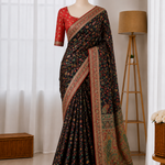 Pure Heavy Rajwada Pashmina Silk saree