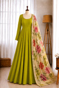 Pure Chanderi Silk Anarkali Bottom