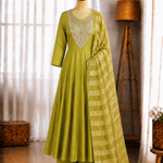 Glass Roman Silk Beads Embroidery Work Top Pant
