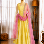 Glass Roman Silk Anarkali