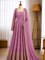 Fendy Silk Sequins Embroidery Work Gown