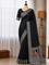 Mushroom Satin Silk Saree