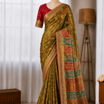 Pure Viscose Wedding Special Saree With Ready Made Blouse