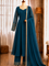 Georgette Sequence Embroidery Work Gown Set