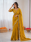 Burberry Chiffon Khatli Handwork Saree Set