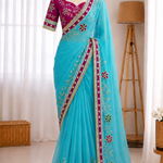 Soft C*C Georgette Gotta Work Saree