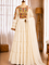 Kora Cotton Kutchi Gamthi Mirror Work Gown