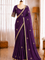 Rangoli Crush Silk Embroidery Sequence Butta Mirror Lace Work Saree