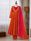 Roman Silk Embroidery Sequence & Real Mirror Work Gown