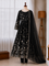 Faux Georgette Heavy Embroidery Sequence Work Gown