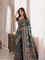 Crepe Silk Printed Embroidered Saree Set