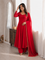 Tibby Silk Anarkali Suit Set