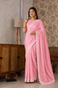 Beautiful Soft Rich Kota Doriya Silk With Applique Work Saree