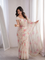 Beautiful Soft Rich Pure Organza Silk With Floral Digital Print Work Saree