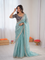 Beautiful Soft Rich Premium Space Silk With Thread & Sequence Embroidery Work Saree